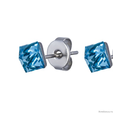 Пусеты Fiore Luna, Crystal Sky Blue, SWE0127/1 SB S Пусеты Fiore Luna, Crystal Sky Blue, SWE0127/1 SB S